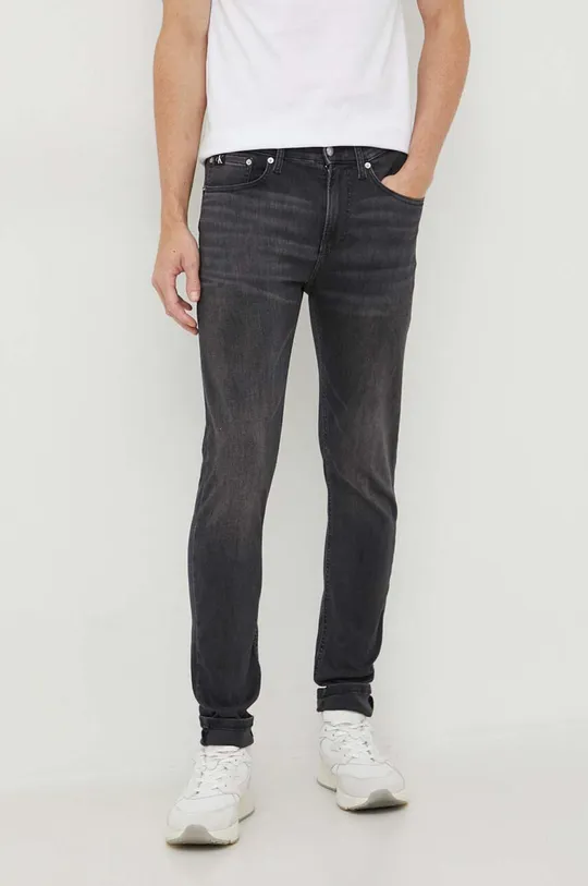 črna Kavbojke Calvin Klein Jeans Moški