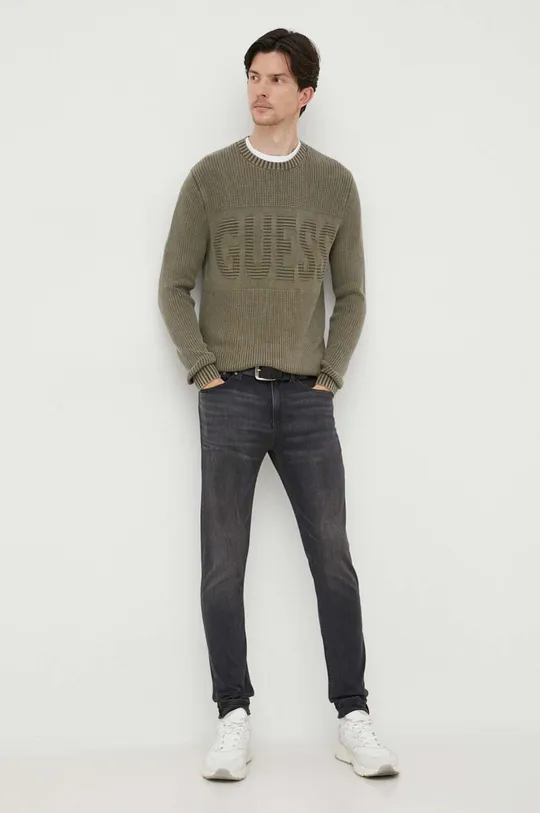 Τζιν παντελόνι Calvin Klein Jeans μαύρο