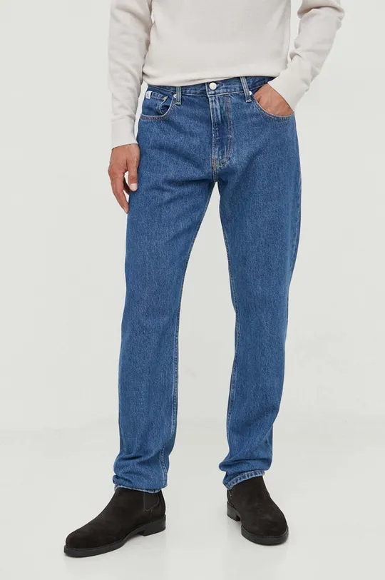 niebieski Calvin Klein Jeans jeansy AUTHENTIC Męski