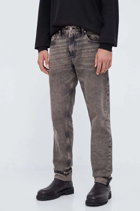 beżowy Calvin Klein Jeans jeansy Męski