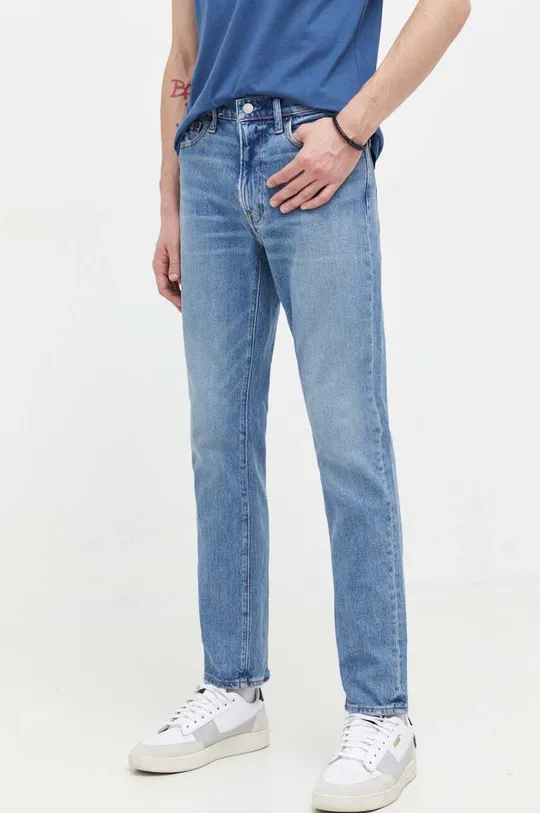 niebieski Abercrombie & Fitch jeansy Męski