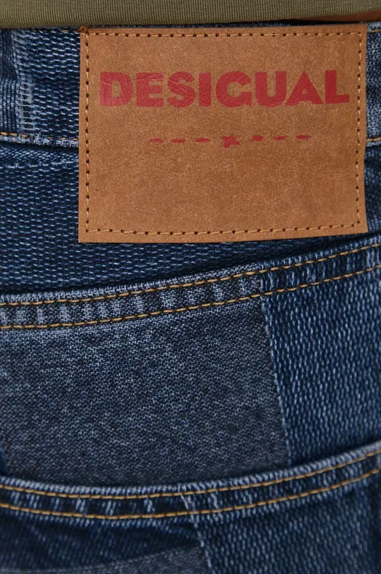 granatowy Desigual jeansy