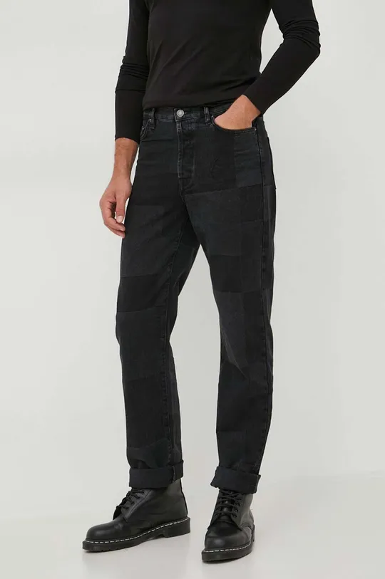 czarny Desigual jeansy Męski