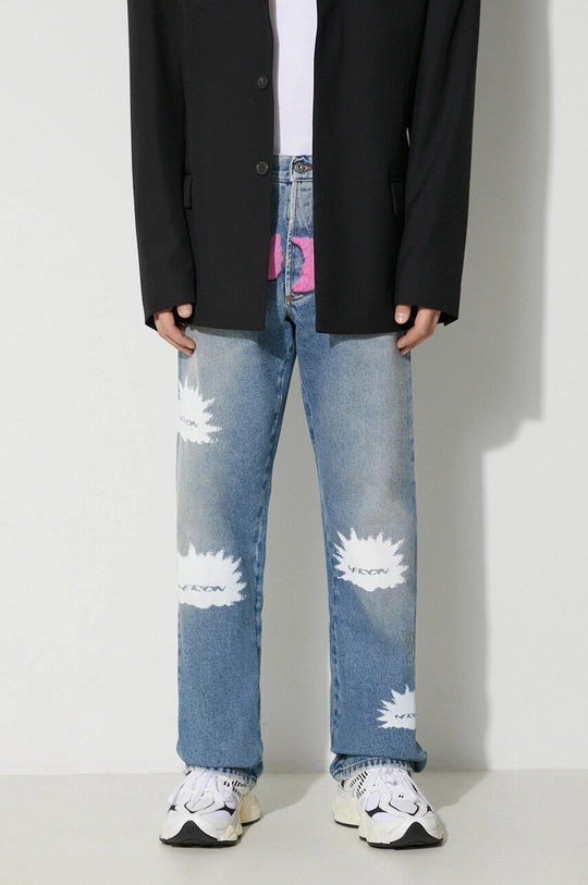 блакитний Джинси Heron Preston Hp Pattern Reg Denim 5 Pckts Чоловічий