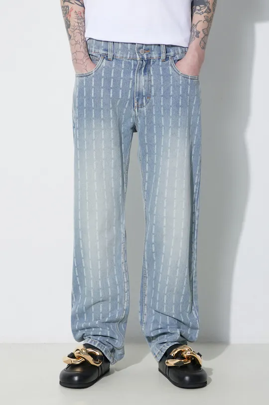 blu PLEASURES jeans Impact Pinstripe Denim