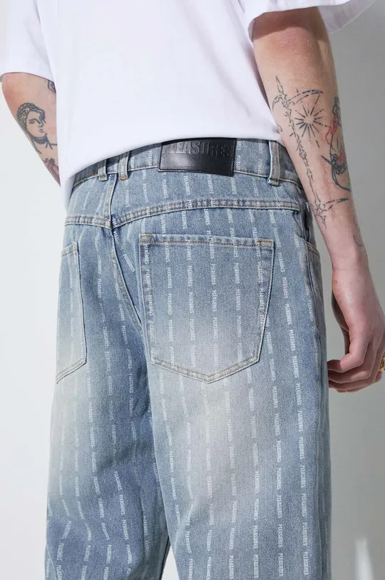 PLEASURES jeansi Impact Pinstripe Denim De bărbați