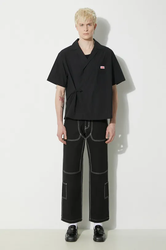 Τζιν παντελόνι PLEASURES Ultra Utility Pants μαύρο