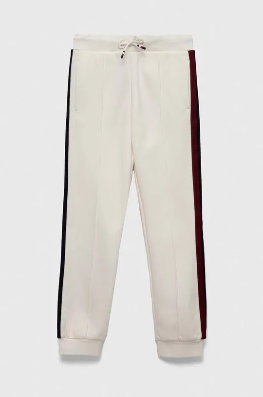 biały Tommy Hilfiger spodnie dresowe dziecięce Chłopięcy