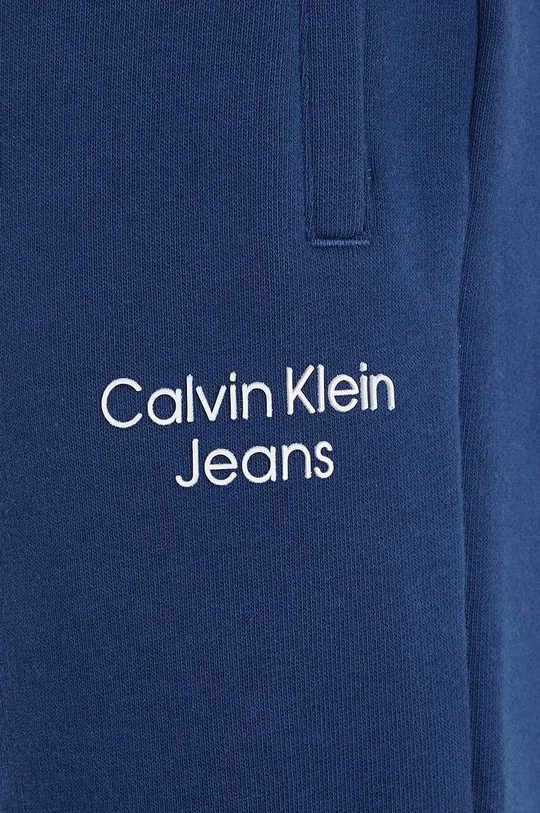 тёмно-синий Детские спортивные штаны Calvin Klein Jeans