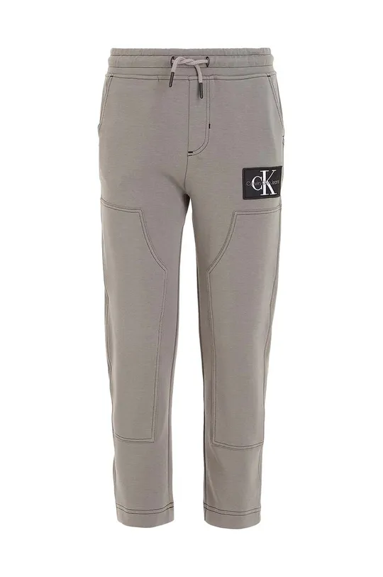 Дитячі спортивні штани Calvin Klein Jeans сірий