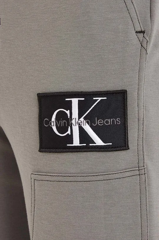 siva Otroški spodnji del trenirke Calvin Klein Jeans