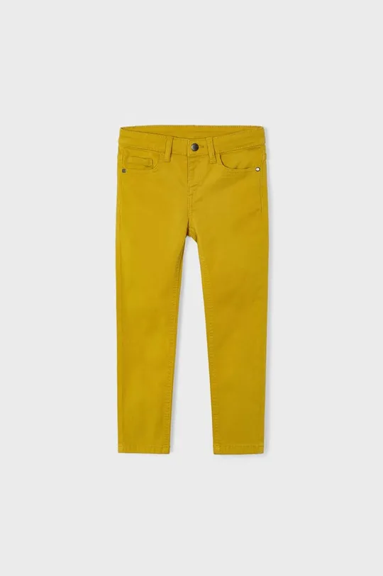 Детские брюки Mayoral slim fit жёлтый