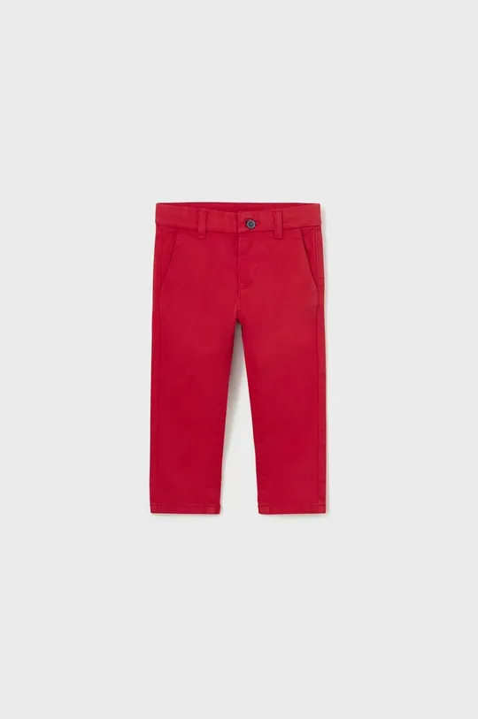 czerwony Mayoral spodnie niemowlęce