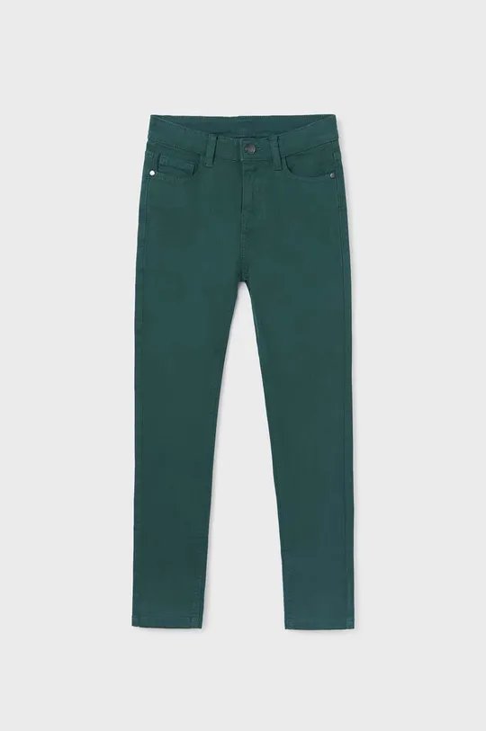 Παιδικό παντελόνι Mayoral slim fit πράσινο