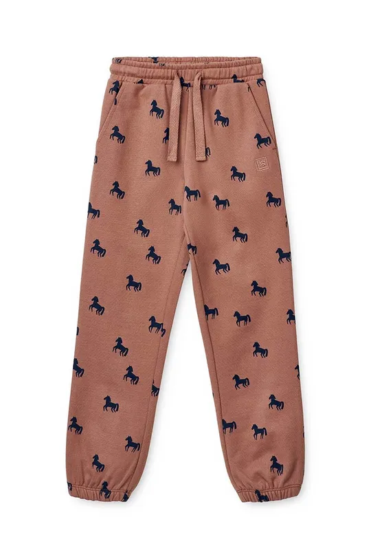 розовый Детские хлопковые штаны Liewood Для мальчиков