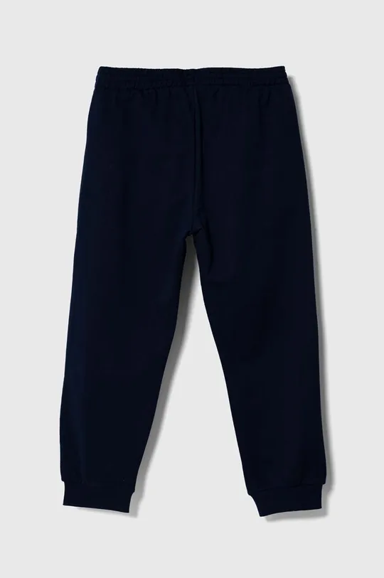Детские хлопковые штаны EA7 Emporio Armani тёмно-синий