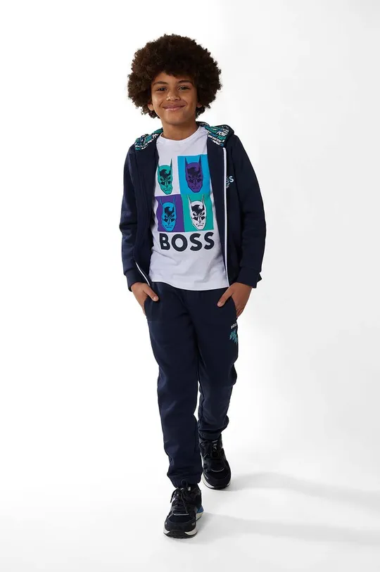 темно-синій Дитячі спортивні штани BOSS Для хлопчиків