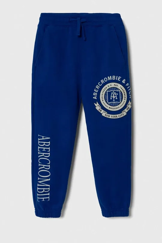 niebieski Abercrombie & Fitch spodnie dresowe dziecięce Chłopięcy