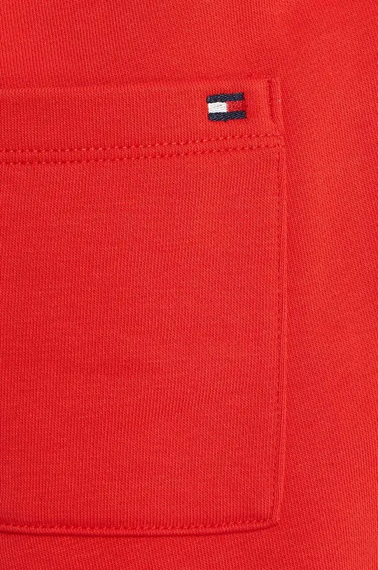 czerwony Tommy Hilfiger spodnie dresowe dziecięce