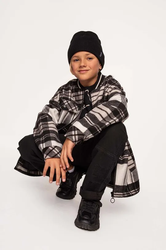 чорний Дитячі бавовняні штани Coccodrillo Для хлопчиків