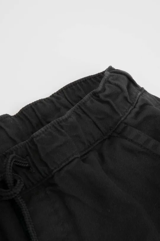чёрный Детские хлопковые брюки Coccodrillo
