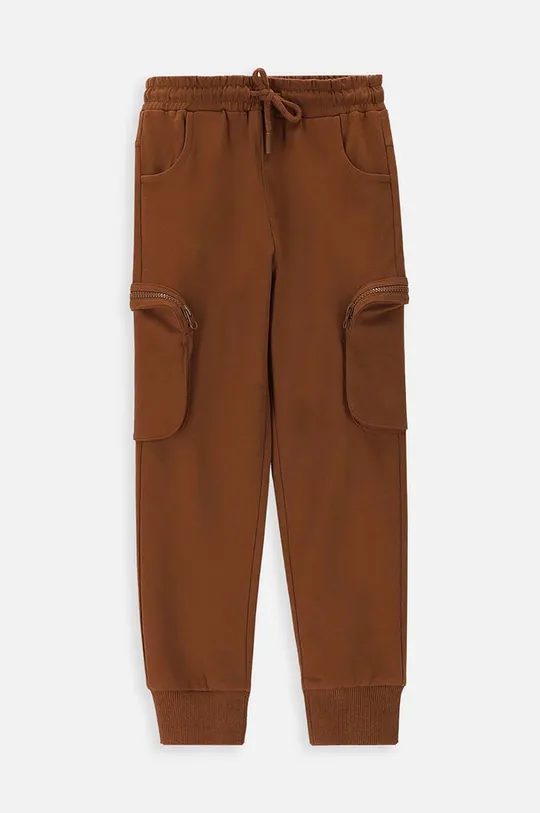 коричневый Детские хлопковые штаны Coccodrillo Для мальчиков