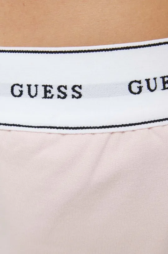 różowy Guess spodnie lounge