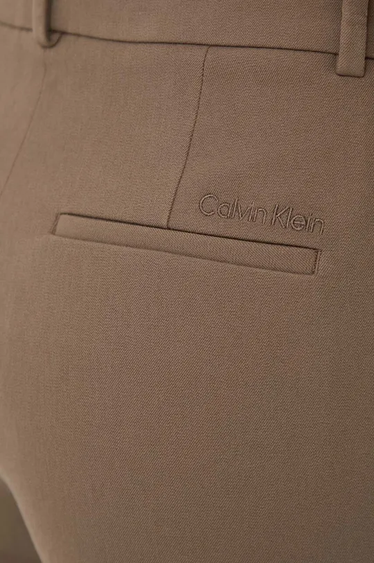 brązowy Calvin Klein spodnie