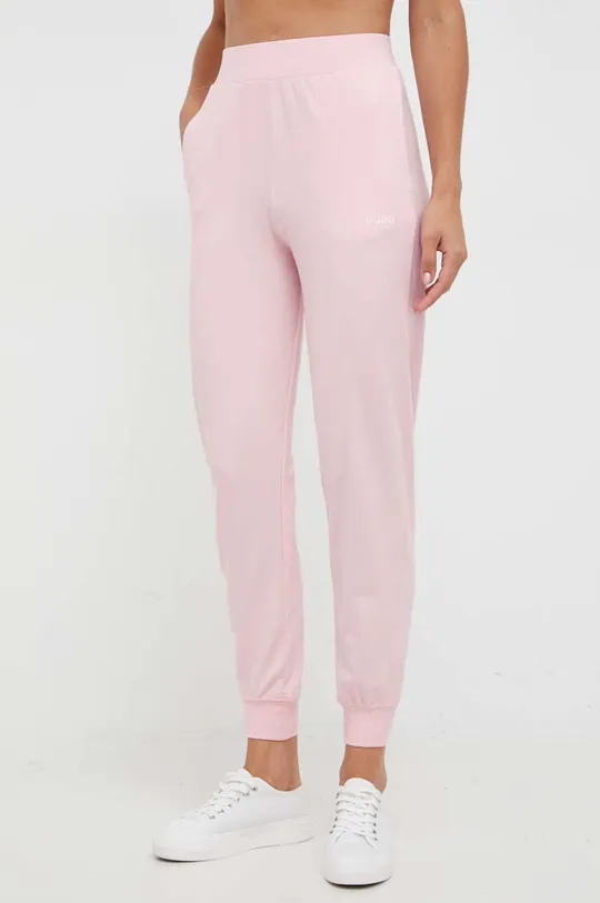 roza Homewear hlače HUGO Ženski