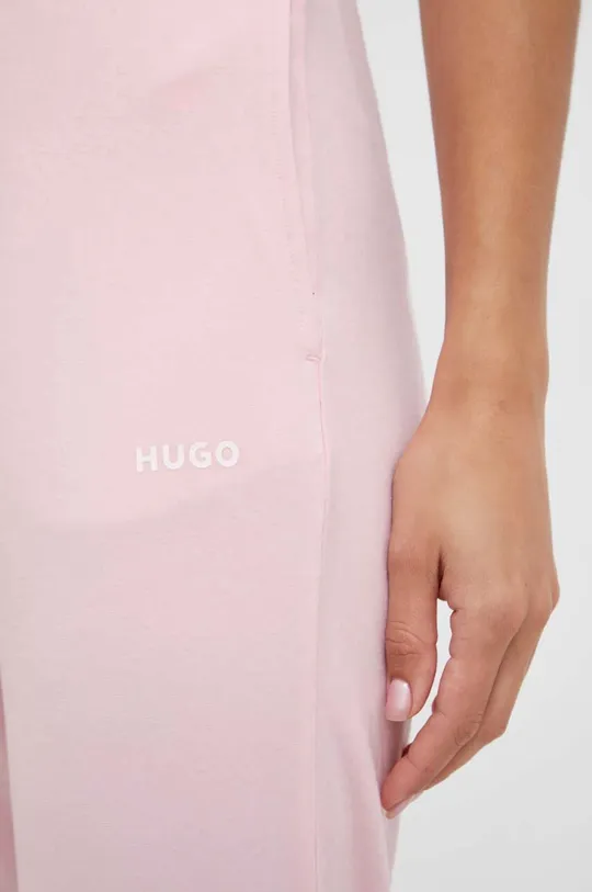 rózsaszín HUGO nadrág otthoni viseletre