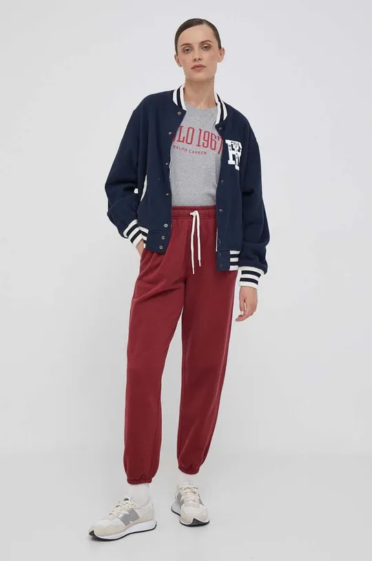 Спортивні штани Polo Ralph Lauren бордо