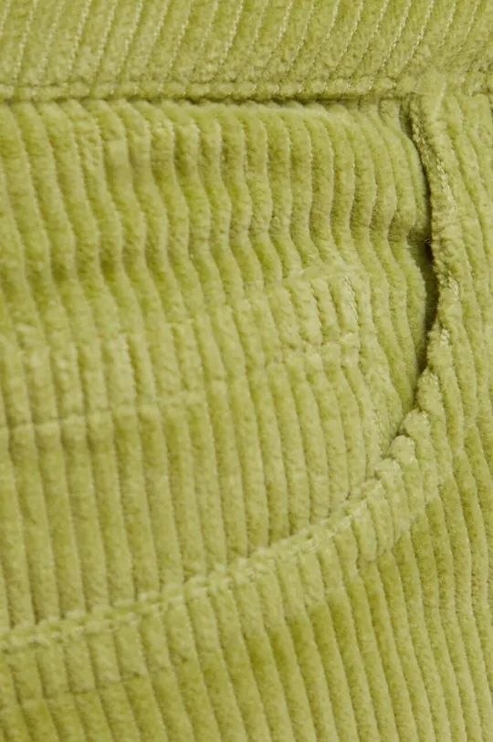 zielony Roxy spodnie sztruksowe