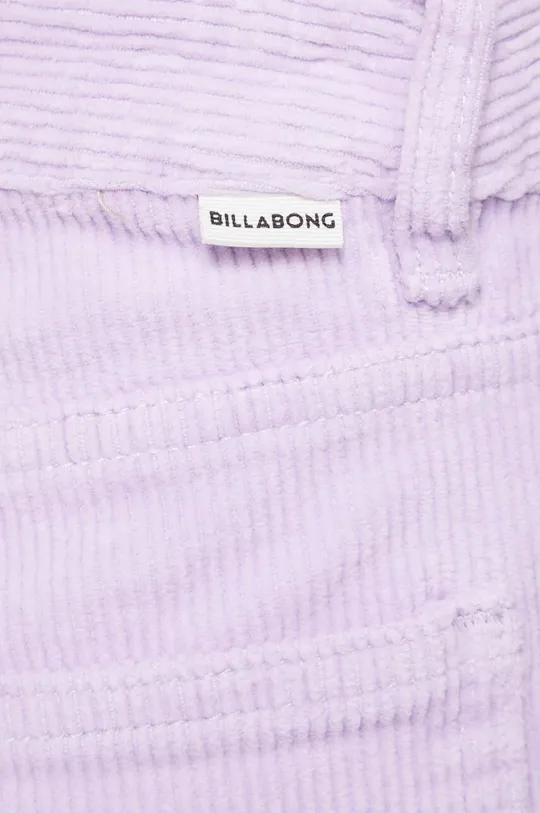 fioletowy Billabong spodnie sztruksowe