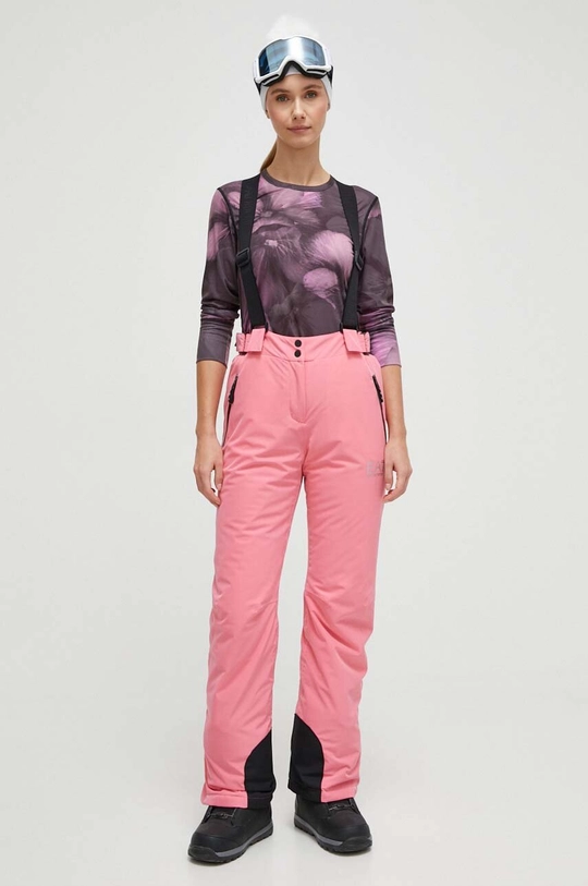 rosa EA7 Emporio Armani pantaloni da sci Donna