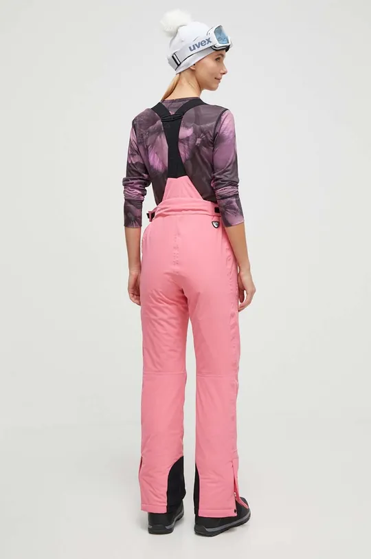 Smučarske hlače EA7 Emporio Armani roza