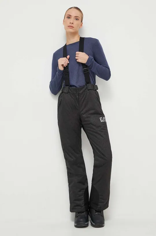 EA7 Emporio Armani pantaloni da sci grigio