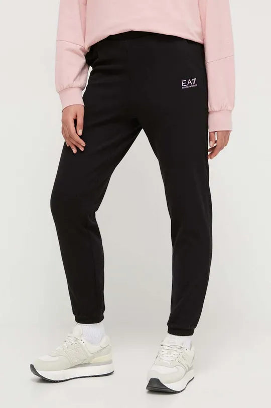 чорний Спортивні штани EA7 Emporio Armani Жіночий