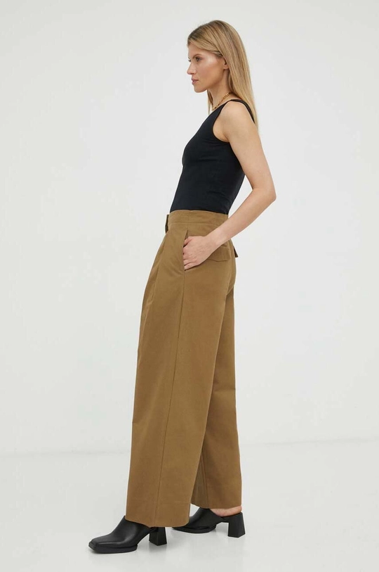 verde Lovechild pantaloni in cotone Donna