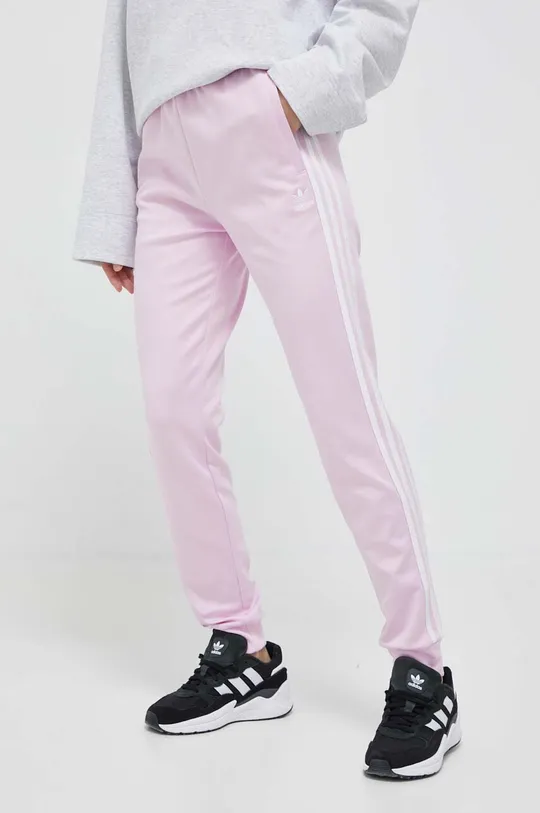 розовый Спортивные штаны adidas Originals Женский