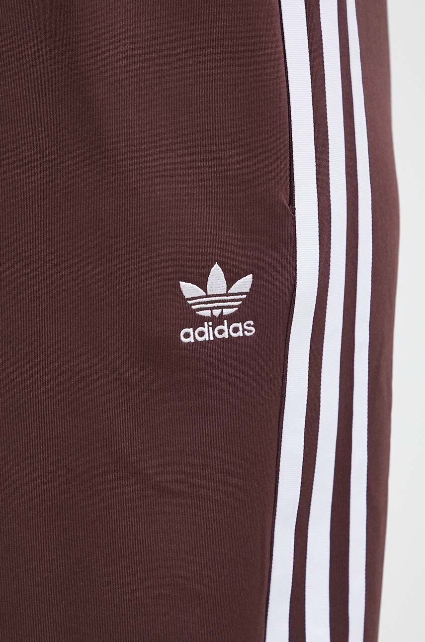 Спортивные штаны adidas Originals цвет коричневый с аппликацией ...