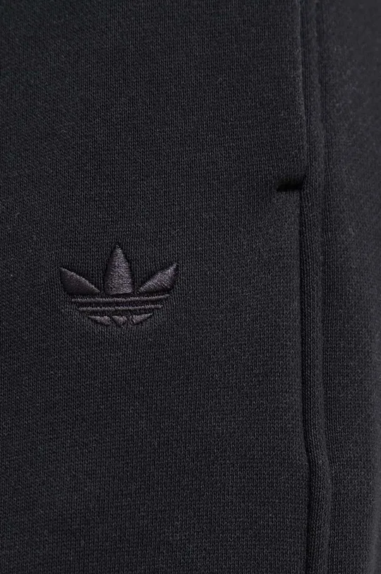 czarny adidas Originals spodnie dresowe bawełniane