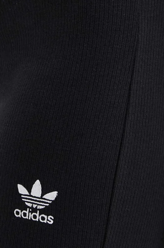 crna Hlače adidas Originals Essentials Rib Flared