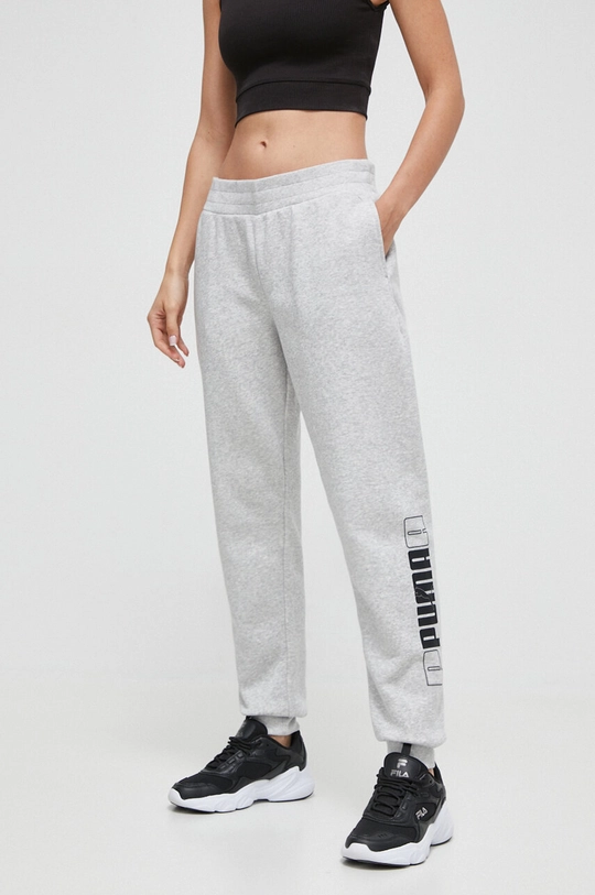 grigio Puma joggers ESS+ Donna