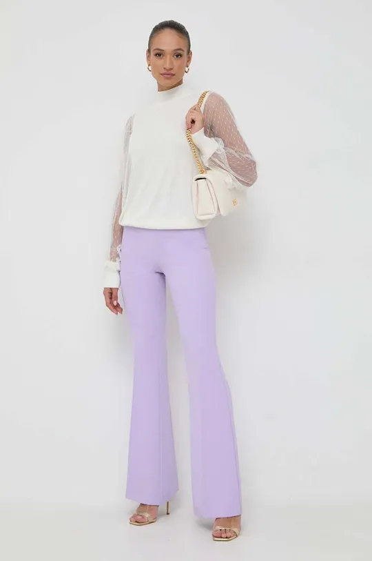 Twinset spodnie fioletowy
