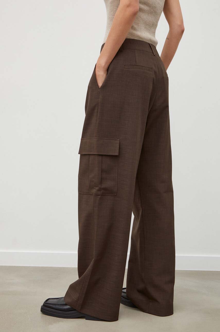 Herskind - Kat Mid Waist Pants Dark Olive