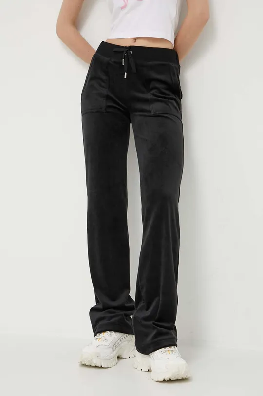μαύρο Παντελόνι φόρμας Juicy Couture Del Ray Γυναικεία