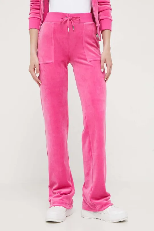 różowy Juicy Couture spodnie dresowe Del Ray Damski