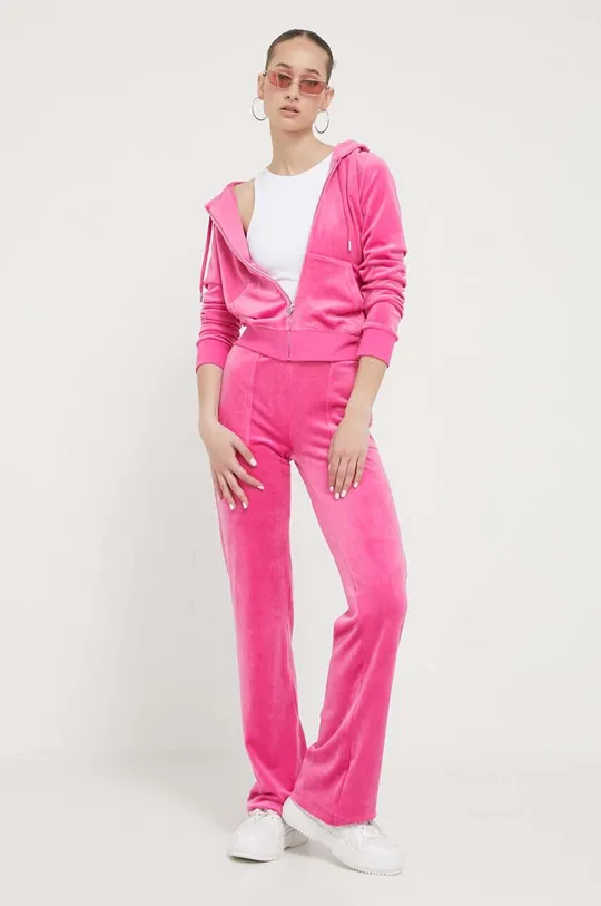 Спортивные штаны Juicy Couture Del Ray розовый