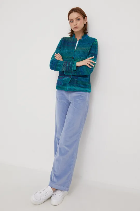 United Colors of Benetton spodnie niebieski