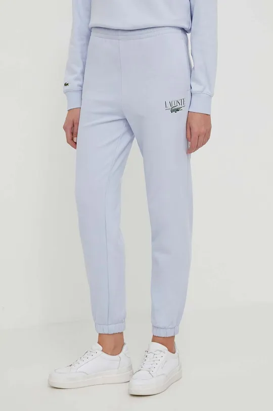 niebieski Lacoste spodnie dresowe Damski
